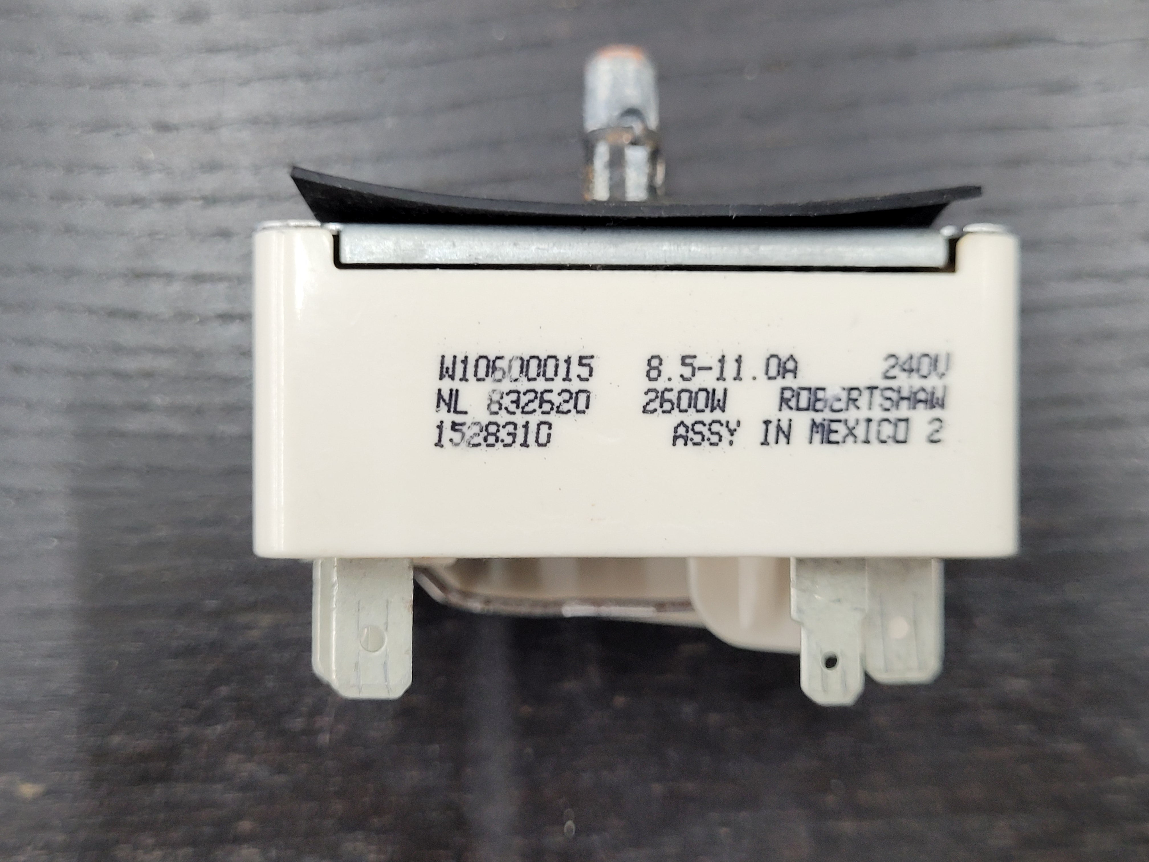 Whirlpool-Range-Surface-Element-Control Switch-W10600015 Whirlpool-Range-Surface-Element-Control Switch-W10600015